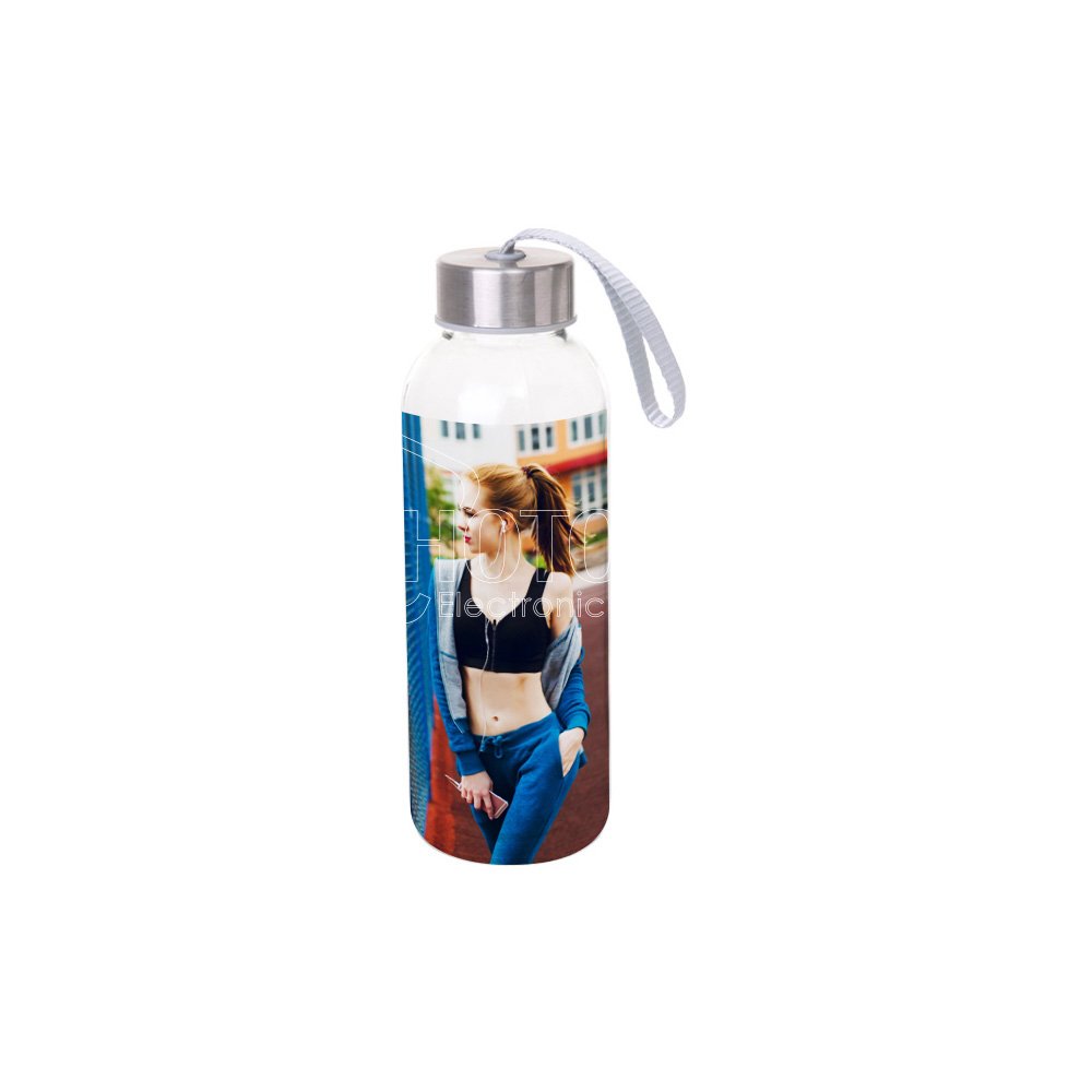 Sublimation Blank Sports Glass Water Bottle Custom Glass Water Bottle