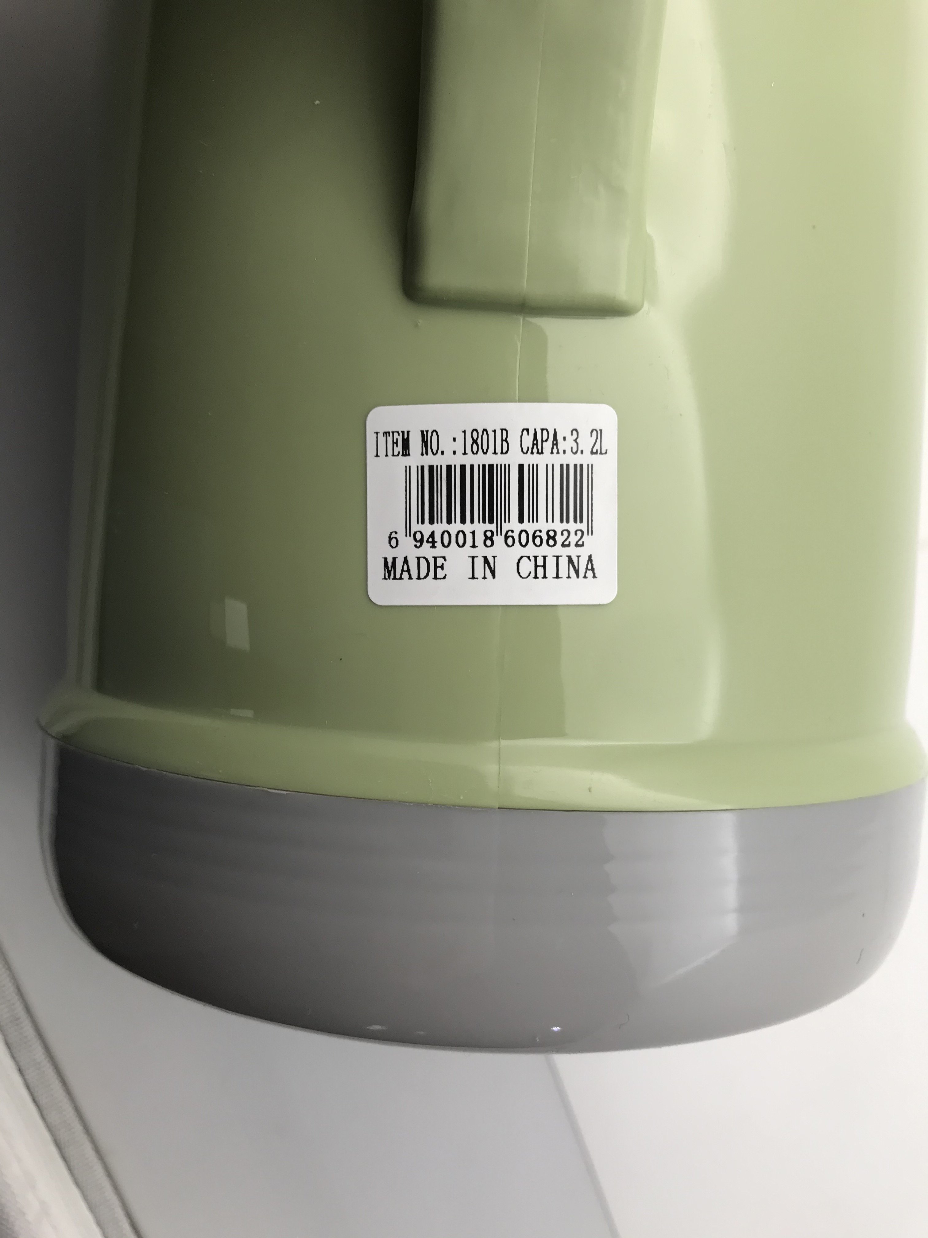 Sunlife Body Thermos Vacuum Flask Big Capacity Hot Selling Plastic with Glass Refill 3.2L CLASSIC Adults HANDGRIP Plastic (pp)