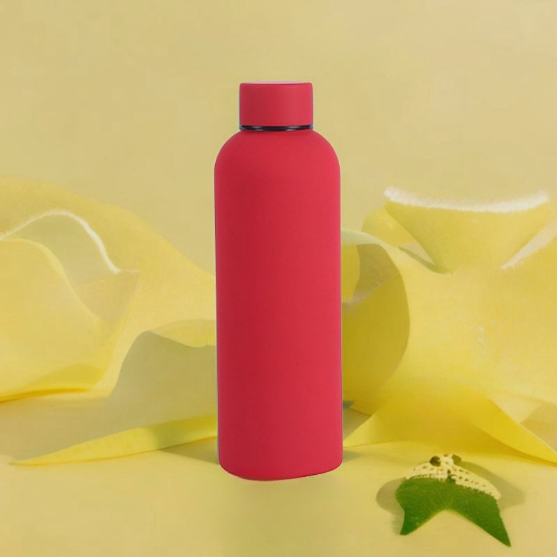 Free Custom Logo 500ml Double Wall Black Coffee Mug Thermos Vacuum Flask Tumbler Office Drinking Bottle for Carafe & Mug Warmers