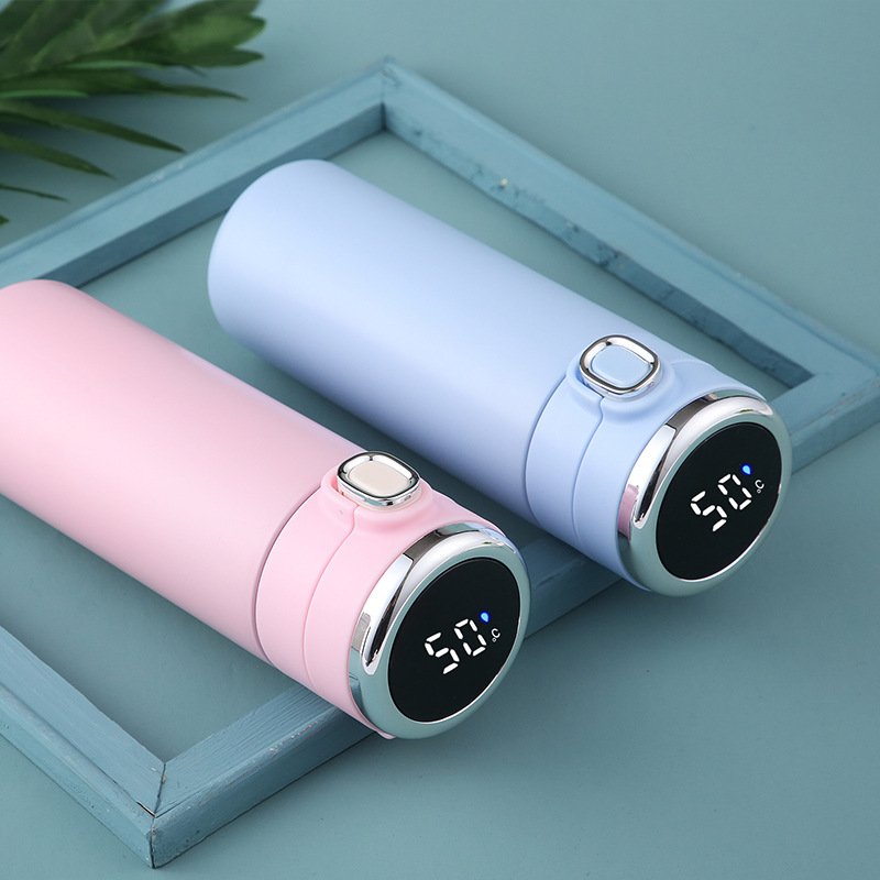 304 Stainless Steel Insulated Mug with Smart Temperature Sensor, Pea Cup, Car Mountable, Portable Gift Cup with Custom Logo