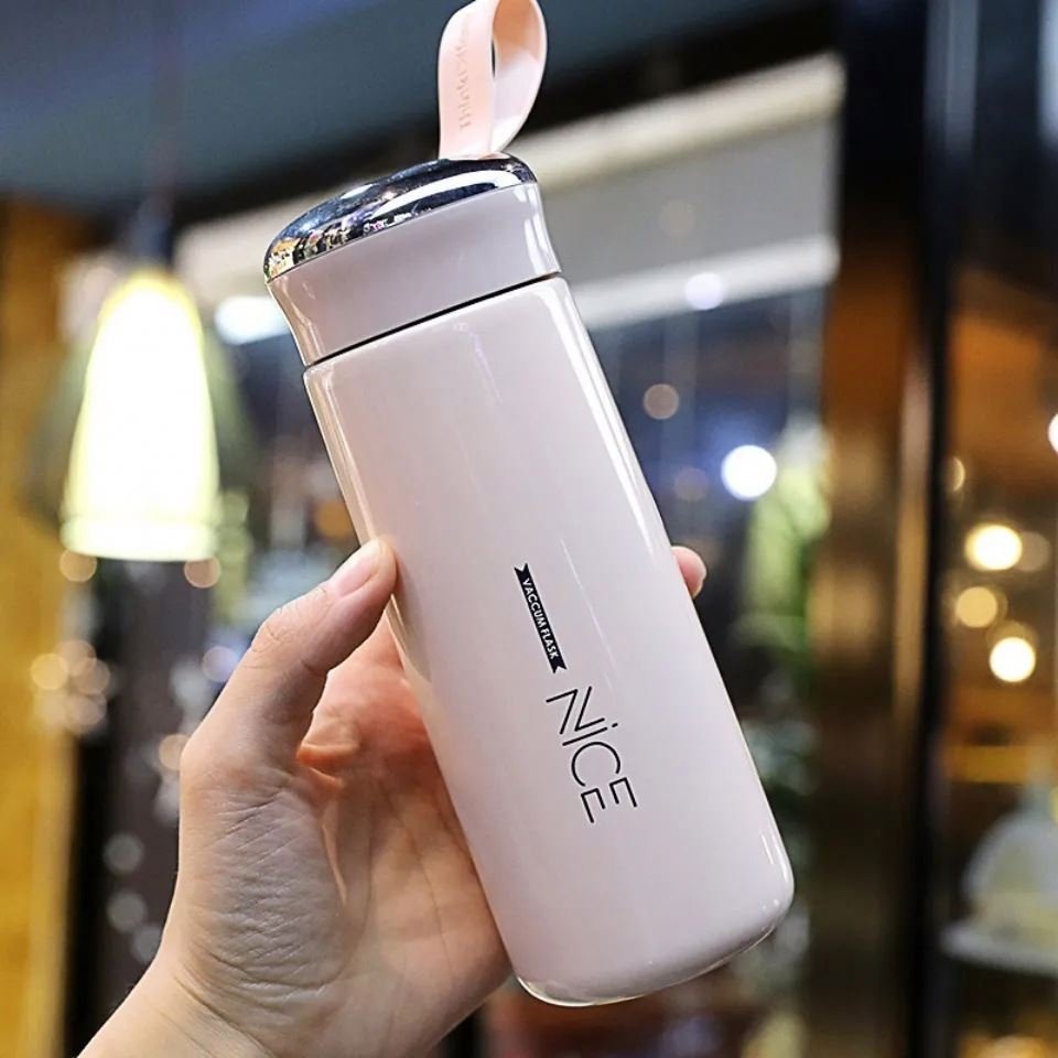 400Ml Stainless Steel Vacuum Flask With Shinning Lid