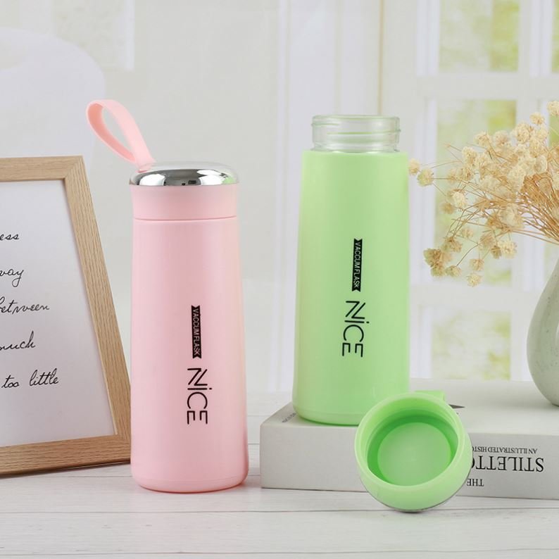 400Ml Stainless Steel Vacuum Flask With Shinning Lid