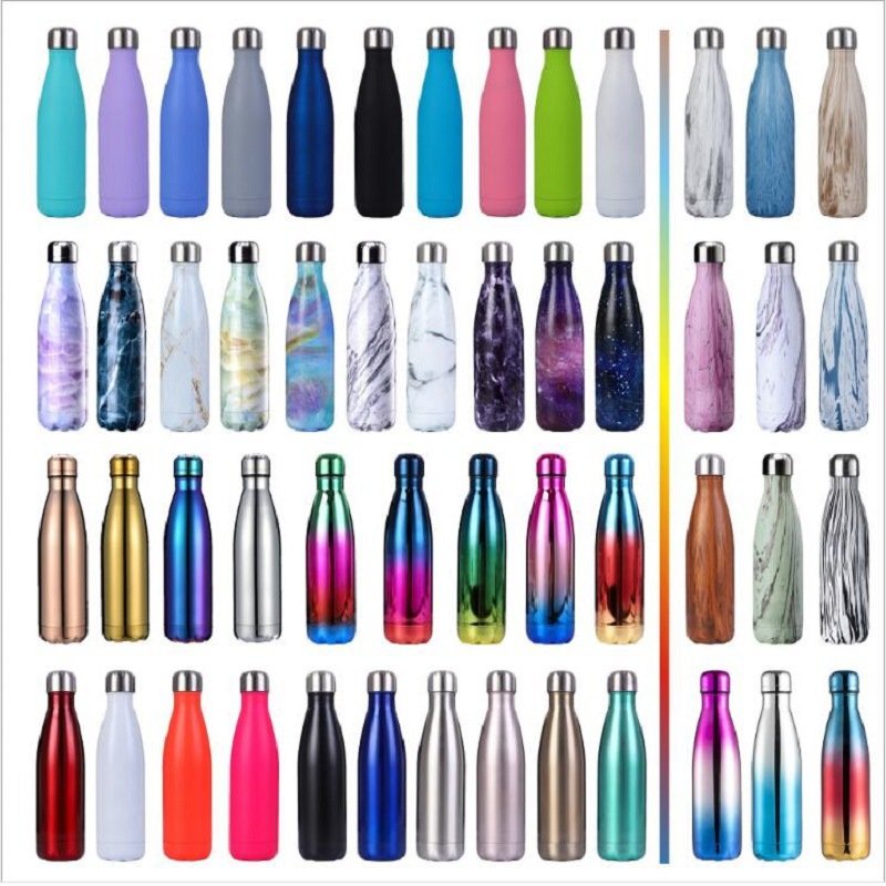 Personal Reusable Wine Bottle Stainless Steel Thermos Drinking Cola Water Bottles Water Coffee Mugs Tumbler Cups Coffe Mugs
