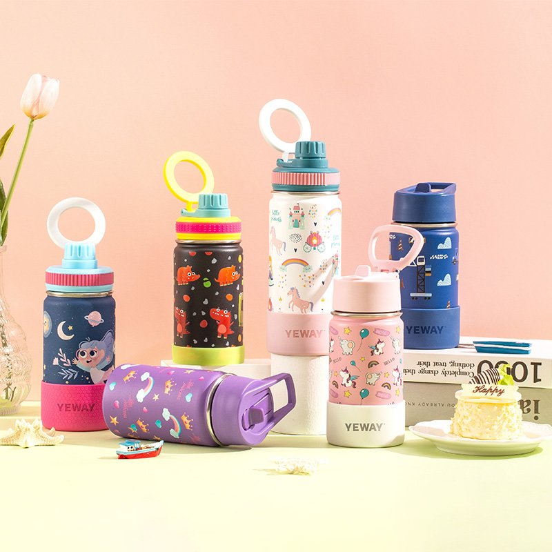 Yeway bottle 350ml sport minum anak copos infantil Wholesale kids water bottle custom kids cute water bottle for kids