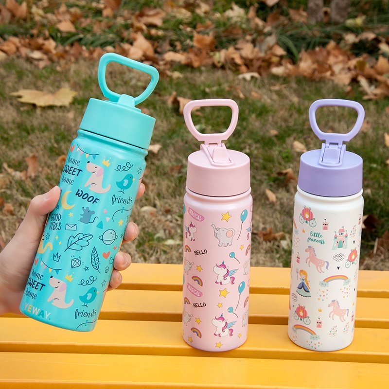 Yeway bottle 350ml sport minum anak copos infantil Wholesale kids water bottle custom kids cute water bottle for kids