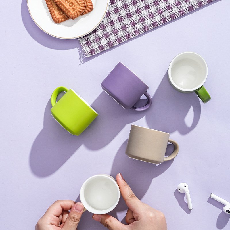 Wholesale Personalized Customizable Luxury Porcelain Milk Mug Cup Nordic Gift Set Ceramic Coffee Mugs
