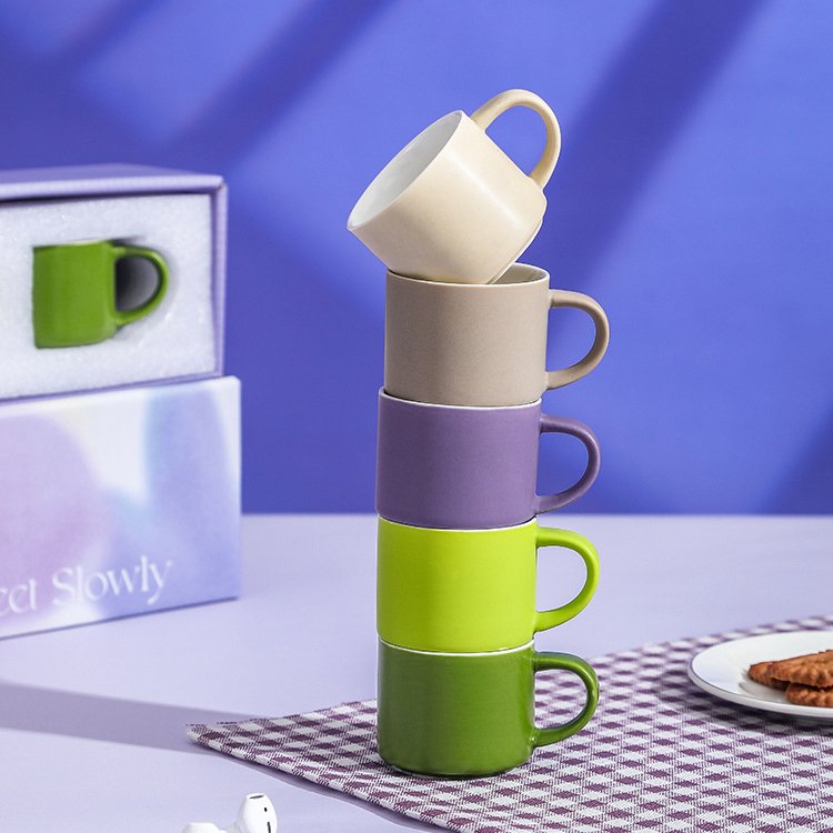 Wholesale Personalized Customizable Luxury Porcelain Milk Mug Cup Nordic Gift Set Ceramic Coffee Mugs