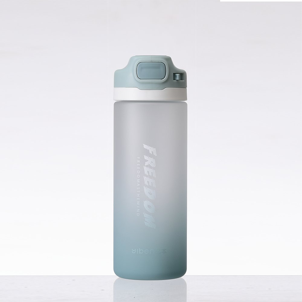 Hot selling 550ml tritan motivational fitness sports drink water bottle