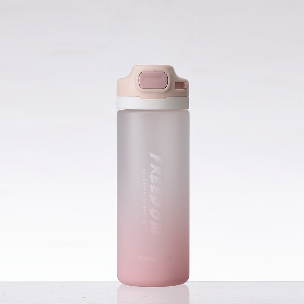 Hot selling 550ml tritan motivational fitness sports drink water bottle
