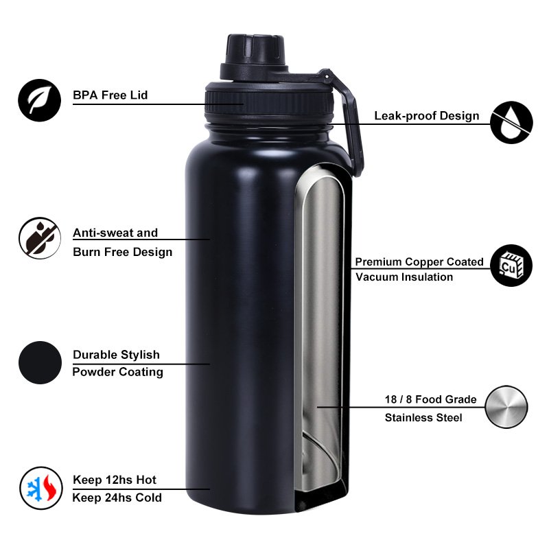 Best Seller Water Bottle Double Wall Stainless Steel Vacuum Flasks Thermoses