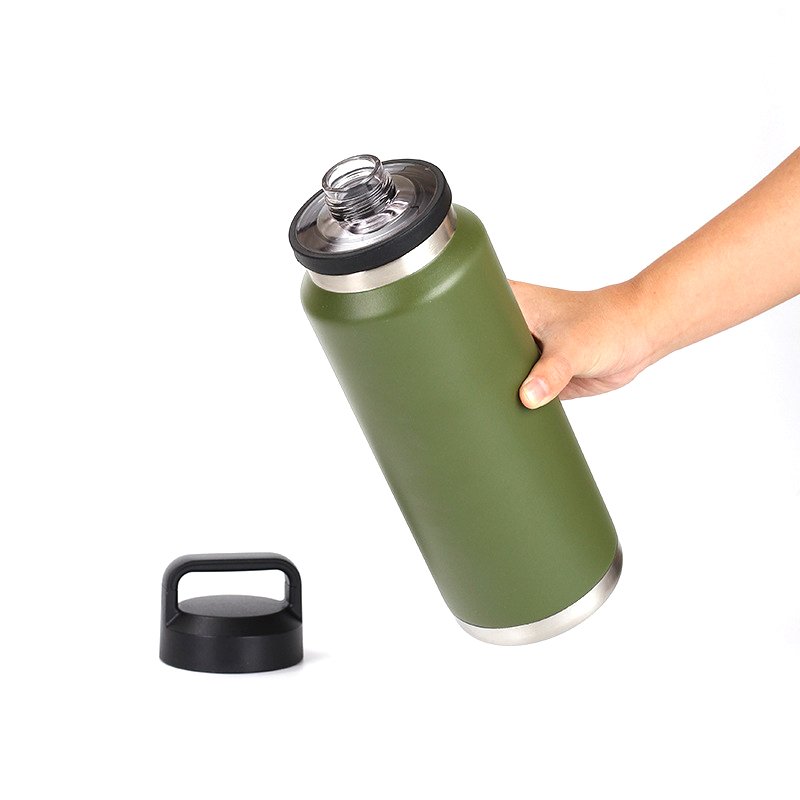 Water Bottle Custom Double Wall 34oz Insulated Stainless Steel Metal Thermal Vacuum Vacuum Flask 1000ml Thermos Thermoses