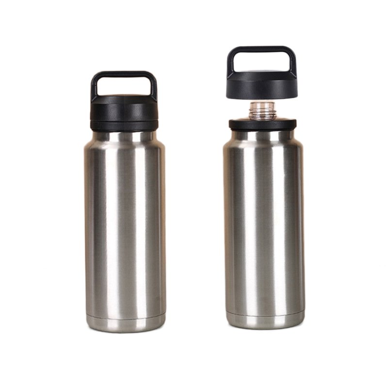 Water Bottle Custom Double Wall 34oz Insulated Stainless Steel Metal Thermal Vacuum Vacuum Flask 1000ml Thermos Thermoses