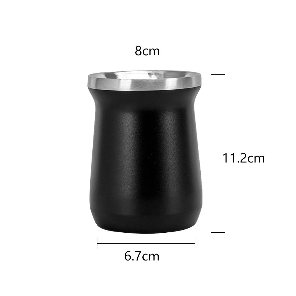Wanto 8oz vaccum double wall insulated 304 stainless steel wine yerba mate mug water small thermos cup in bulk termo y mate