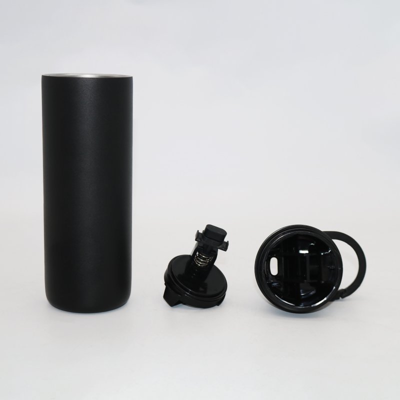 500ml Double Wall Vacuum Thermos Flask Stainless Steel Insulated Travel Sports Water Bottle With Lid