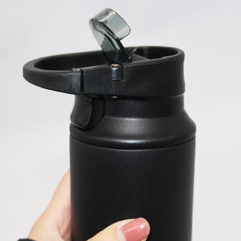 500ml Double Wall Vacuum Thermos Flask Stainless Steel Insulated Travel Sports Water Bottle With Lid
