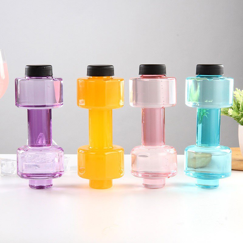 500ml Gym water cup plastic water bottle Eco-friendly reusable cup easy to carry handle water Jug for the gym