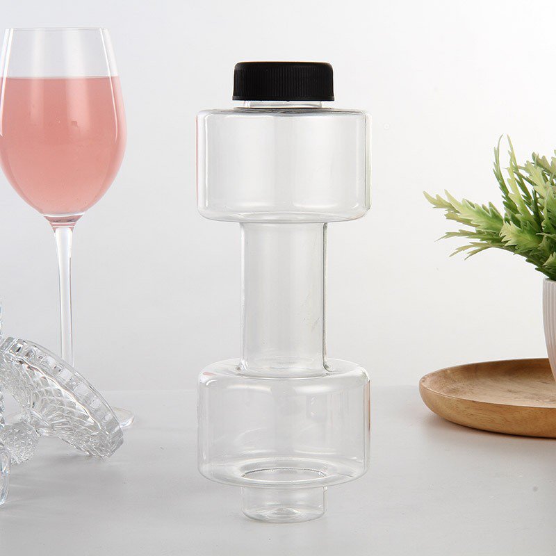 500ml Gym water cup plastic water bottle Eco-friendly reusable cup easy to carry handle water Jug for the gym