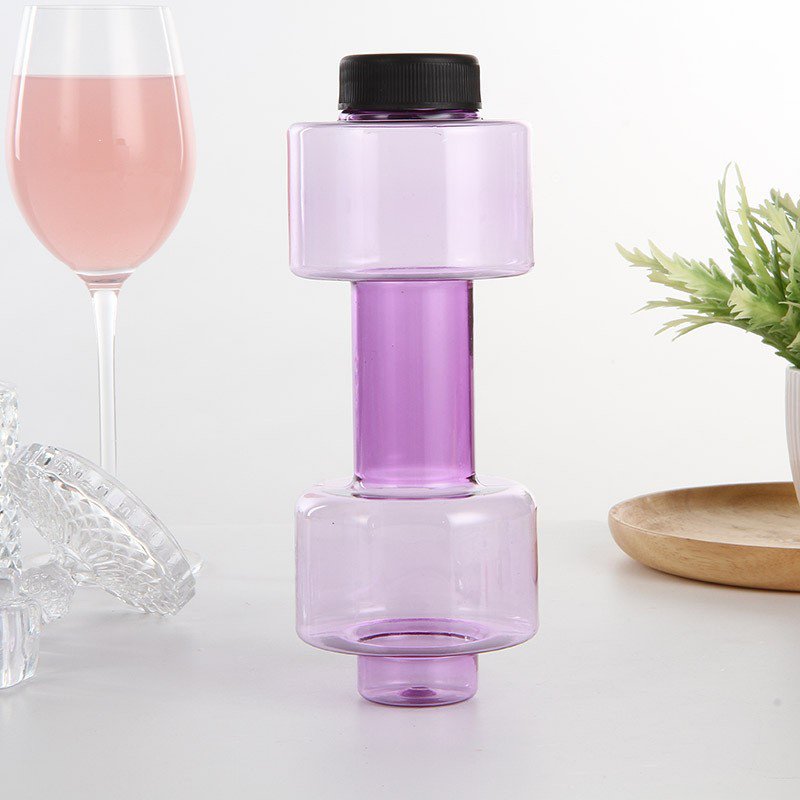 500ml Gym water cup plastic water bottle Eco-friendly reusable cup easy to carry handle water Jug for the gym