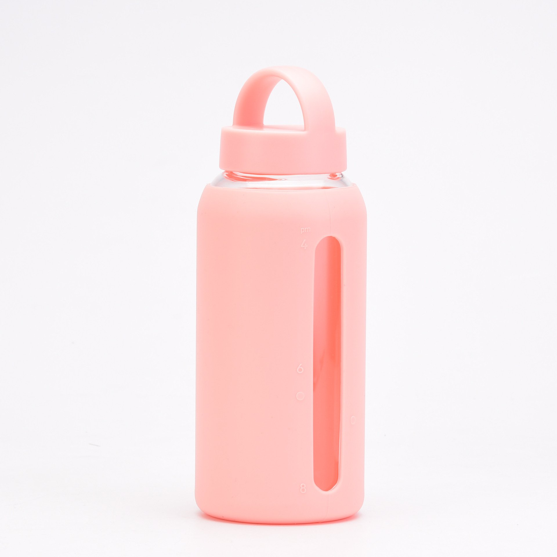 800ml Reusable Travel Leakproof Glass Water Bottle With Lid
