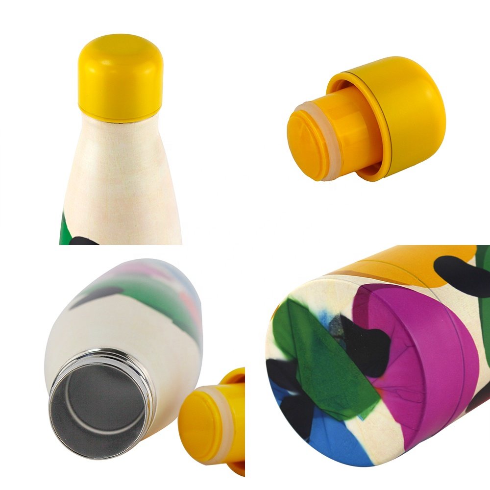 WUJO Eco Custom Cola Shaped Regalo Presente Termo Thermos Water Bottle Acero Inoxidable Botella De Agua