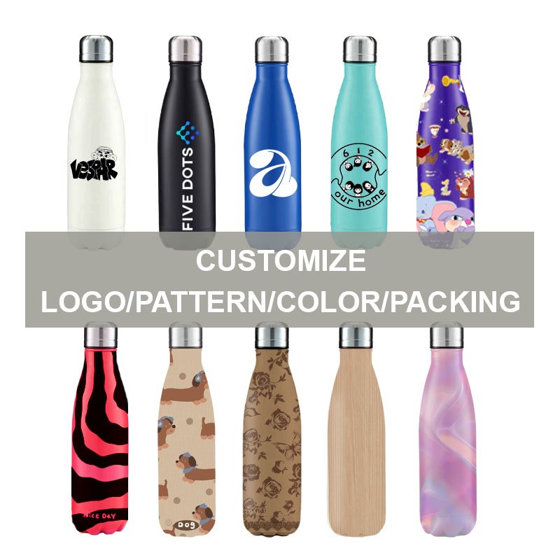 Best Seller Stainless Steel Thermal Vacuum Insulated Metal Water Bottle Leakproof Drink Water Bottle for Kids Adults