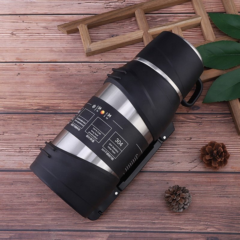 Travel Thermos 304 Stainless Steel Bottle Insulated Large Vacuum Jug Flask With Temperature China 2l 1l Outdoor Hiking Sport
