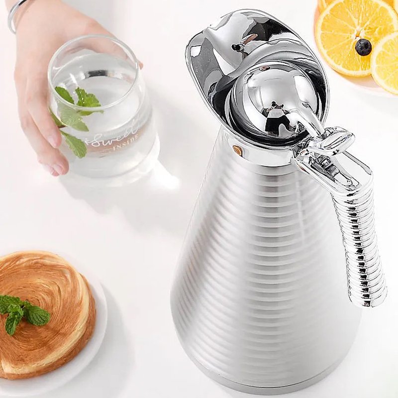 Colours Coffee Pot 1.2L/1.5L Vacuum Flask Hot and Cold Stainless Steel Insulated Tea Flask Vacuum Flask Thermos