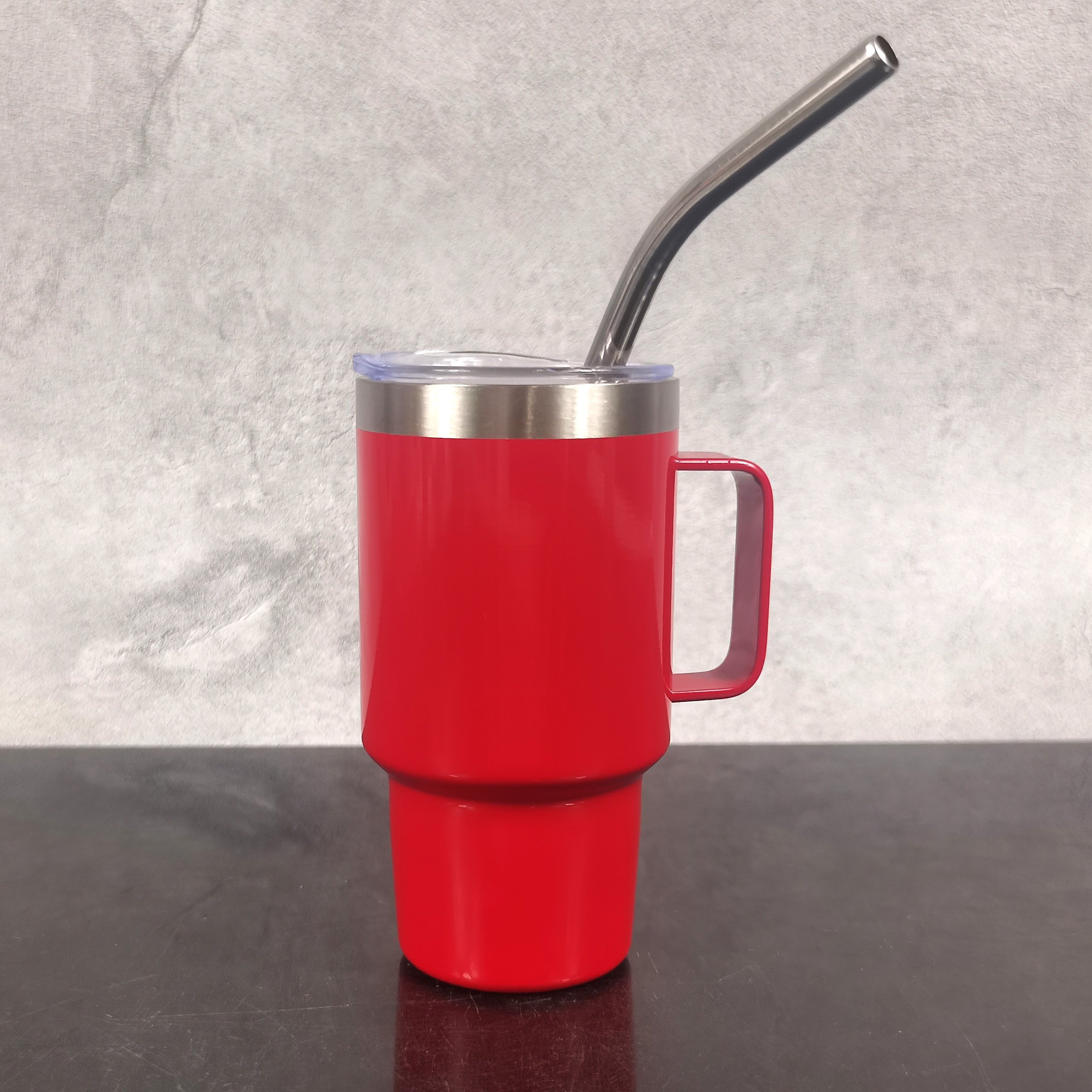 stainless steel 3oz marcaron colored tumbler 3oz blank sublimation double wall vacuum insulated handle mug with lid and straw