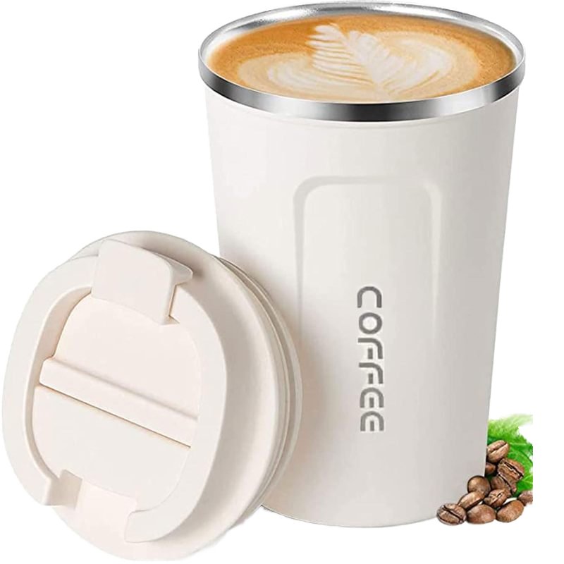510ml Insulation water bottle Double wall stainless steel coffee cup heat transfer coffee mug warmer cup with custom logo