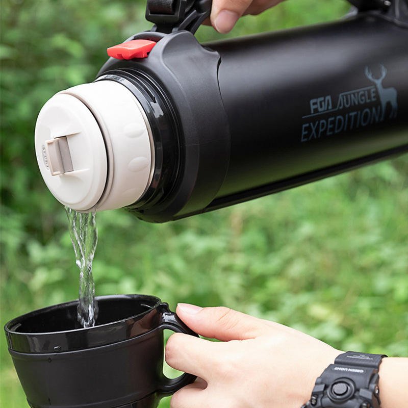 Large Capacity Outdoor Sports Portable Vacuum Flask Insulated Thermos Water Bottle 304 Stainless Steel Travel Car vacuum cup