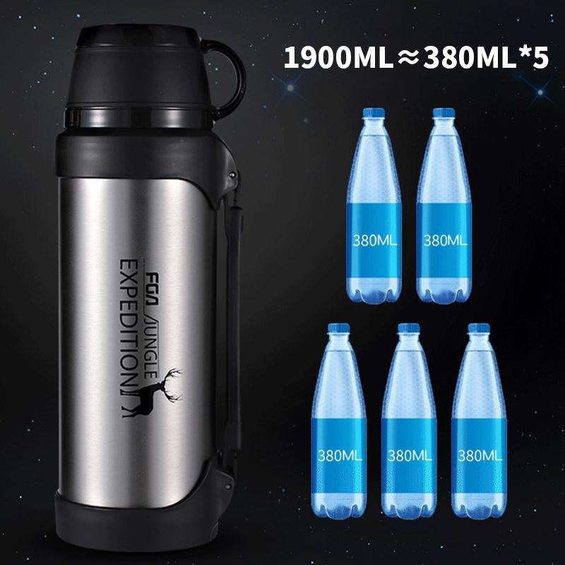 Large Capacity Outdoor Sports Portable Vacuum Flask Insulated Thermos Water Bottle 304 Stainless Steel Travel Car vacuum cup