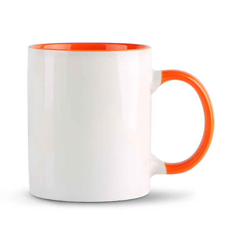 Personalised 11oz White Ceramic Coffee Mug Classic Sublimation Full Plain Mug Safe Custom Drink Cup Water Giveaways Presents