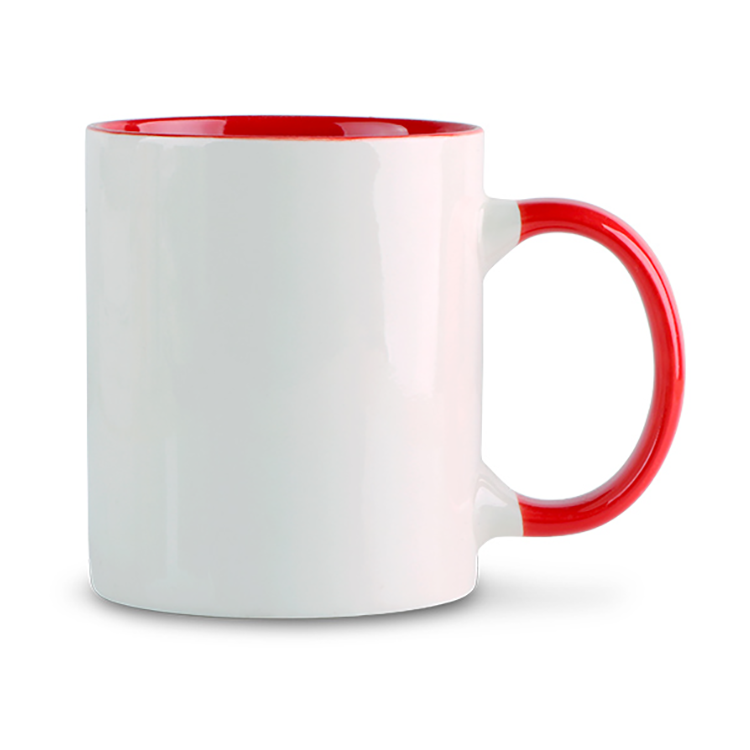 Personalised 11oz White Ceramic Coffee Mug Classic Sublimation Full Plain Mug Safe Custom Drink Cup Water Giveaways Presents