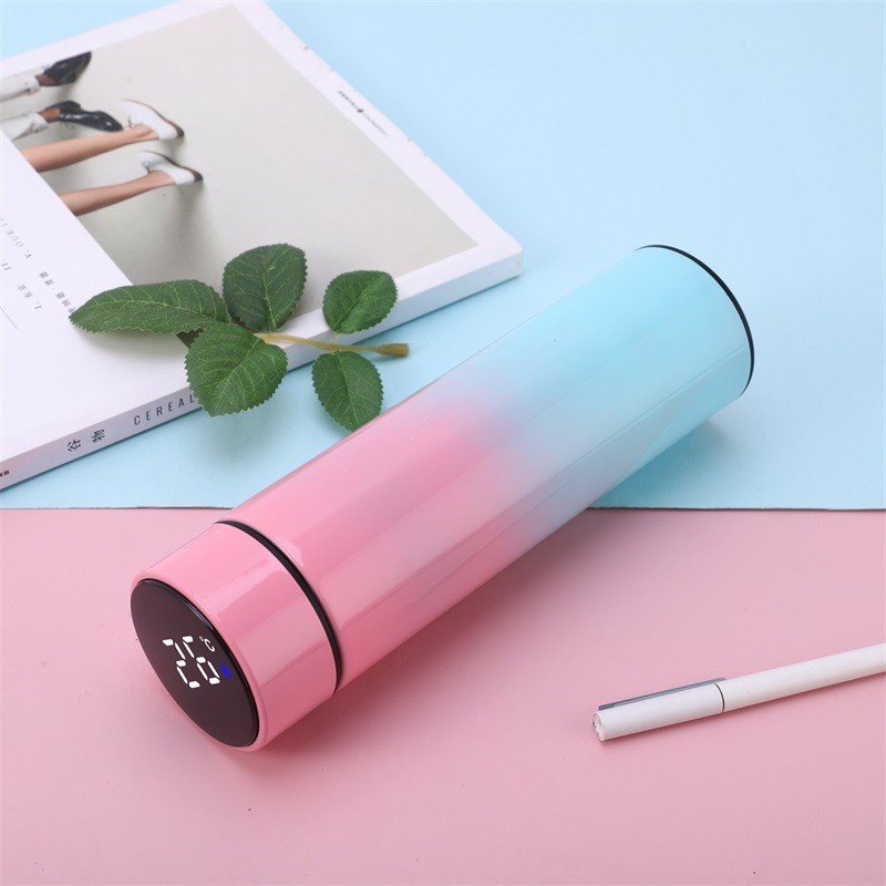Digital Temperature Recorder Smart Thermos Stainless Steel 304 Double Wall Vacuum Flask Insulated