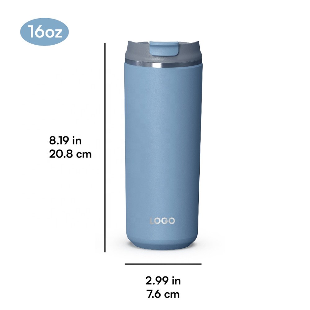 China 16OZ Cheap Double Wall Tumblers Vacuum Insulated Coffee mug Stainless Steel Wholesale Tumblers mug
