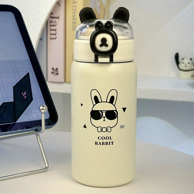 New Stylish Cartoon Logo Most Popular Sublimation Hot Selling Stainless Steel Insulated Vacuum Cup Travel Mugs