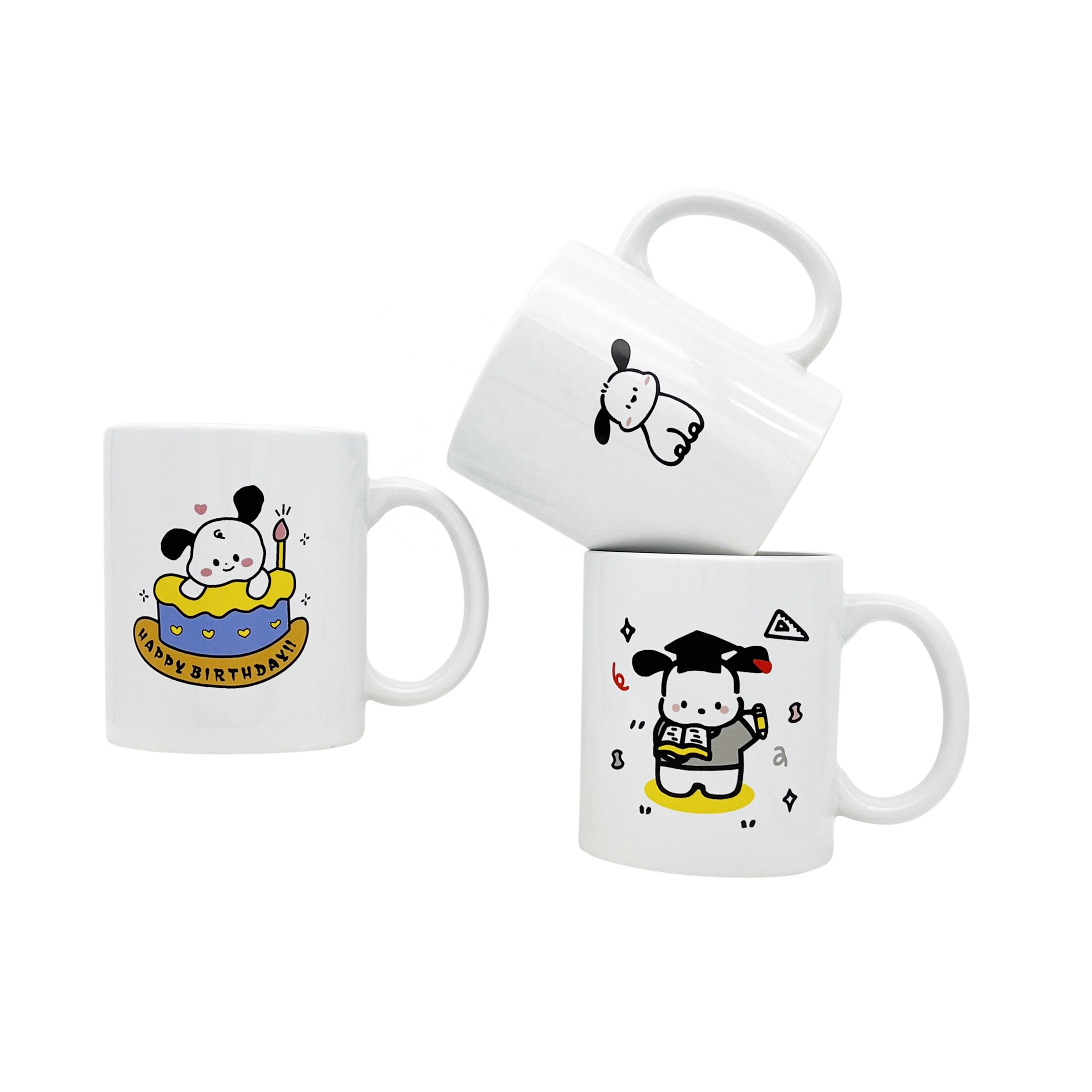 Customizable logo ceramic mugs gifts giveaways promotional ceramic coffee mugs printed logo Customized Ceramic Mug Manufacturer