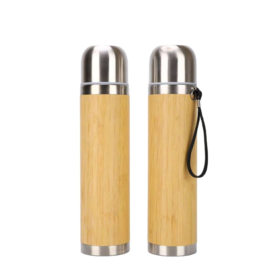 Manufactures Hot Selling Wholesale New Water Bottle Vacuum Flask Coffee Cup Custom Wooden Water Cup