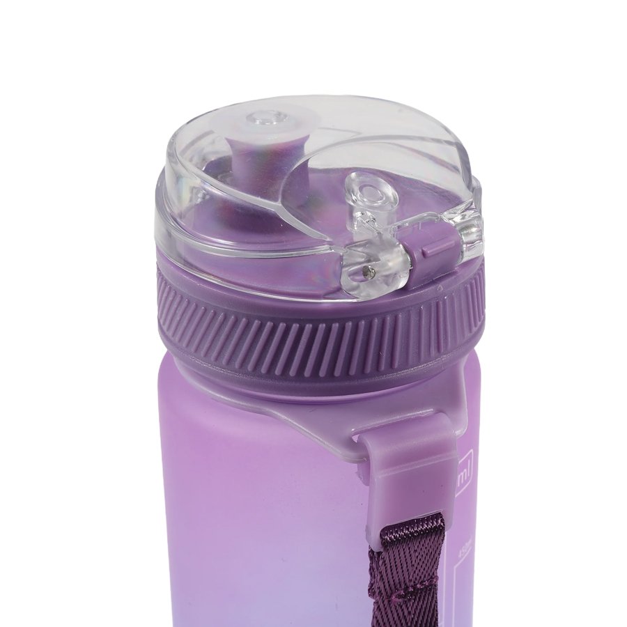 large capacity clear plastic portable sport water bottle for outdoor exercise