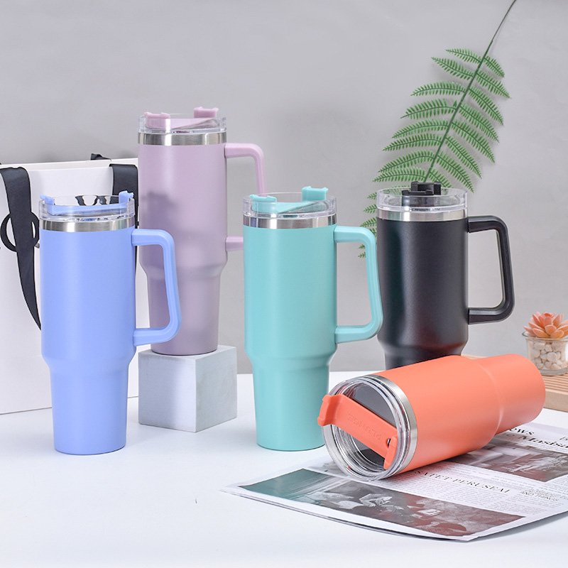 wholesale 40oz Tumbler Sublimation Coffee Mug Travel Tumbler Cup Stainless Steel Vacuum Thermal Water Bottle