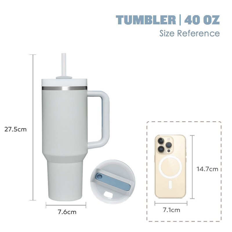 wholesale 40oz Tumbler Sublimation Coffee Mug Travel Tumbler Cup Stainless Steel Vacuum Thermal Water Bottle