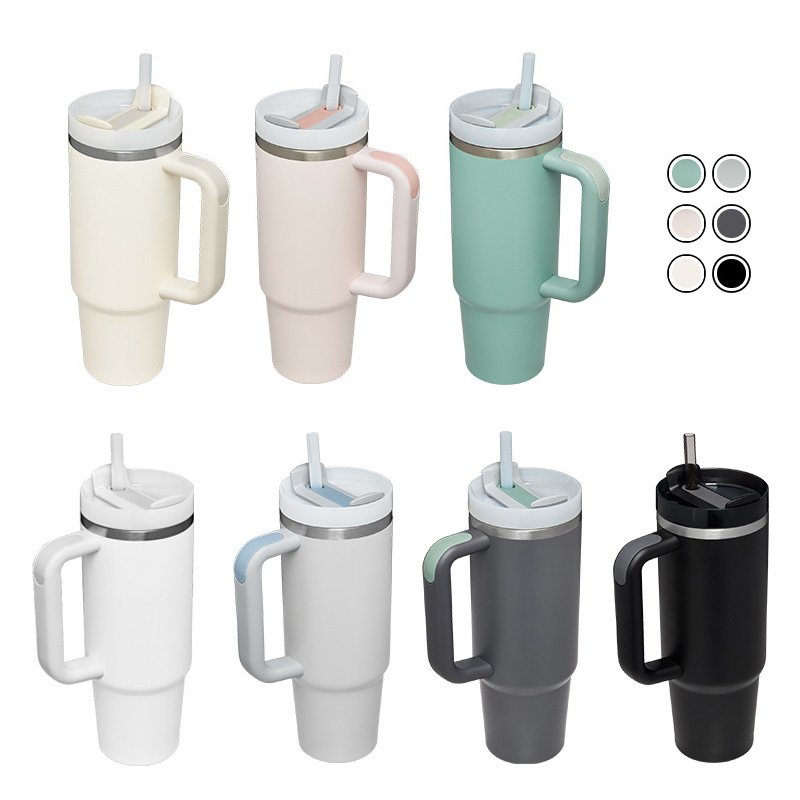 wholesale 40oz Tumbler Sublimation Coffee Mug Travel Tumbler Cup Stainless Steel Vacuum Thermal Water Bottle