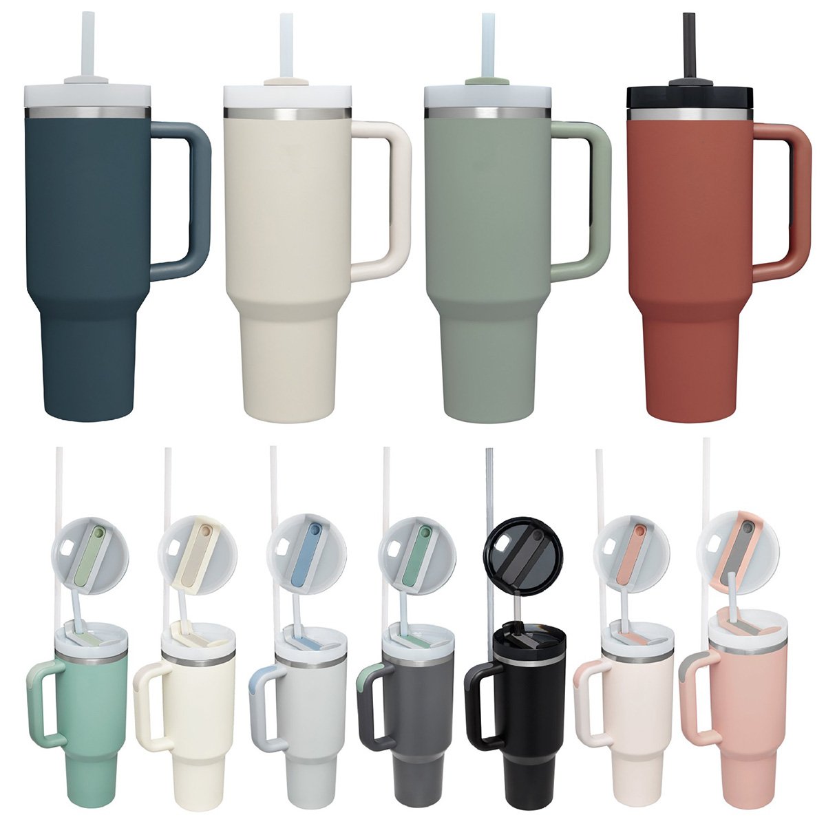 wholesale 40oz Tumbler Sublimation Coffee Mug Travel Tumbler Cup Stainless Steel Vacuum Thermal Water Bottle