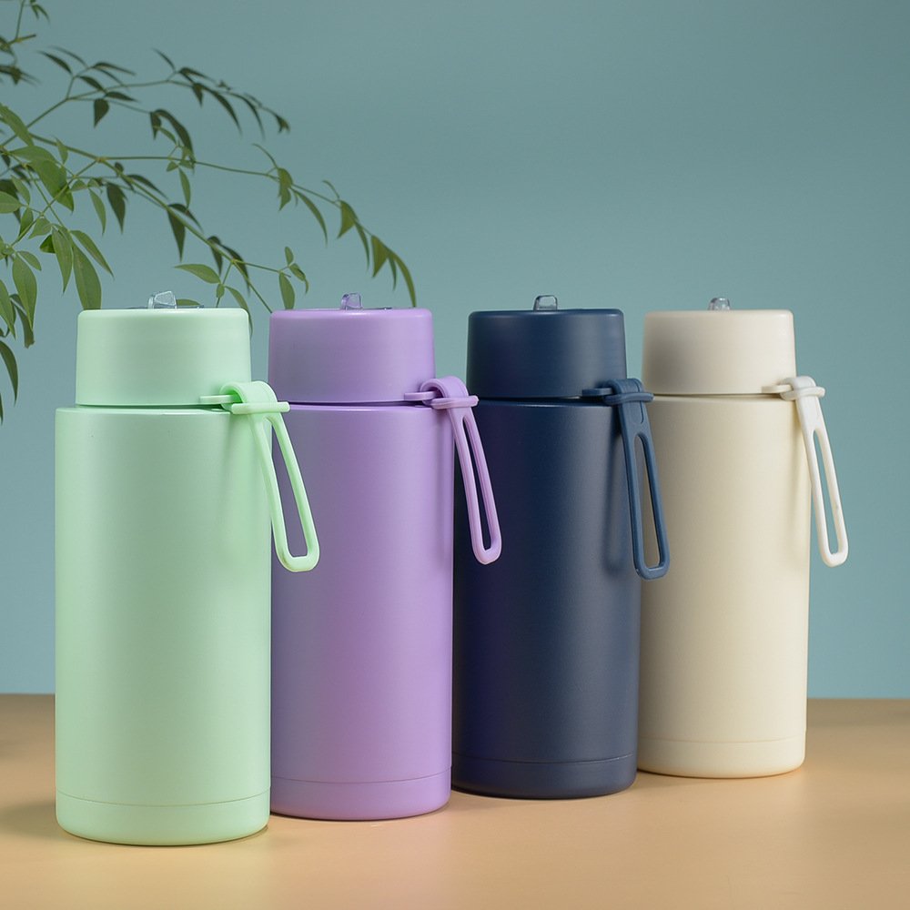 MAIMAI New Design Stainless Steel Water Bottle 32oz Travel Vacuum Flasks Insulated Thermos Water Bottle With Straw Lid