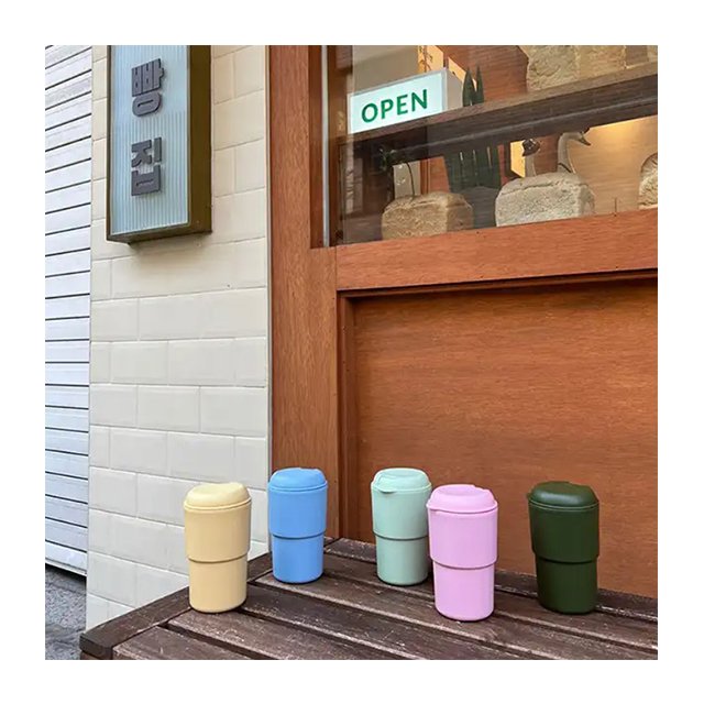 Korea Selling Hot Product BPA FREE Reusable Tumblers Customizable Cups Double walled mug tumbler 12oz