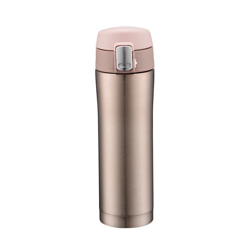 350ml/400ml Vacuum Flasks one touch lid thermos bottle stainless steel water bottle with bounce lid