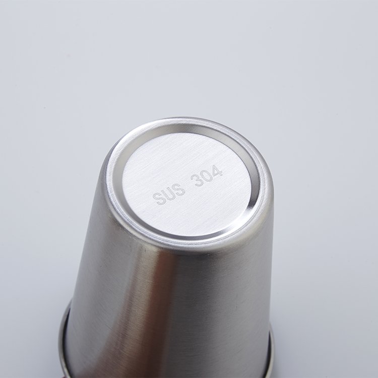 16 oz Shatterproof Stackable Drinking Single Wall Cup Food Grade sus304 Pint Cup