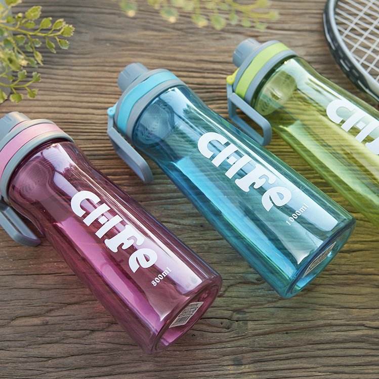 Factory Direct Sale Top Seller 1L Portable Sports Water Bottle Large Direct Drinking with Plastic Lid for Baby Travel/Camping