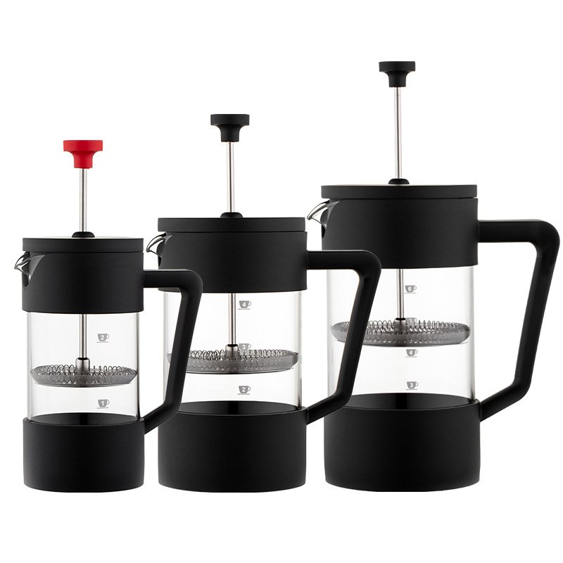 Stainless Steel Filter Press Hand Brewed Coffee Cup Home Tea Brewer Flower Teapot french press coffee mug