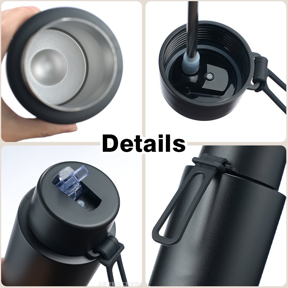 Custom Portable Stainless Steel Thermal Drinking Bottle Vacuum Flasks Kewixy Style 34oz 64oz Flip Straw Insulated Water Bottles